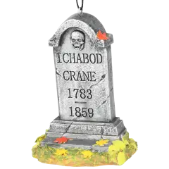 Tree Buddees Ichabod Crane Tombstone Halloween Ornament Sleepy Hollow Decoration