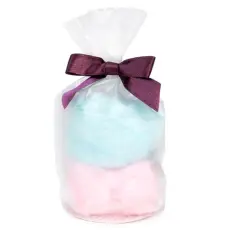 Frosted Round Bottom Gusset Bags w/ Paper Base 4" x 10" 50 pack RPBGF4