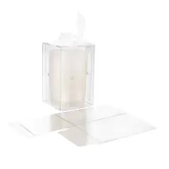 Crystal Clear Boxes&reg; Pop & Lock 2" x 2" x 3" 25 pack PLB139