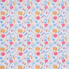 Mook Fabrics Medical Equipment Printed PUL Fabric [60 in. Wide] Multi - By The Yard