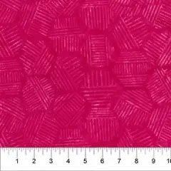 Banyan 81700-28 Hexies - Pink Punch 45" Fabric Per Yard
