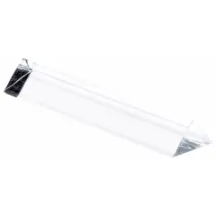 Plymor Clear Acrylic Triangular Label Display Block, 6" W x .75" D x .75" H