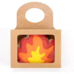 Kraft Wine Bottle Box 3 5/8" x 1 1/8" x 3 5/8" 25 pack FS356