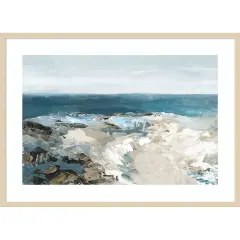 The Shore Iby Luna Mavis Wood Framed Wall Art Print