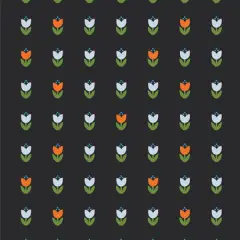 Rooted Tulips in Night (cur8mo306) | The Cur8tor Modernista | AGF Studio | Art Gallery