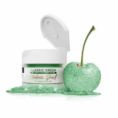 Bakell - Classic GreenTinker Dust Edible Glitter (5g, 1x Jar) for Food, Desserts, and Beverages!