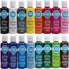 2oz 16 Color Acrylic Paint Set, Perfect Color Selection