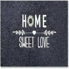 Front Door Mat, Absorbent Resist Dirt Welcome Door Mat Indoor Outdoor, Waterproof Doormat, Sturdy Non Slip Backing, Fade Resistant, Low Profile Entry Mat for Entryway, 29&times;17, Beige