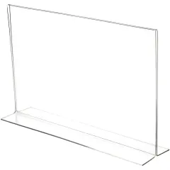 Plymor Clear Acrylic Sign Display / Literature Holder (Bottom-Load), 17" W x 11" H