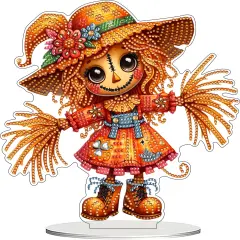DIY 5D Tabletop Diamond Art Painting Kit (Scarecrow)
