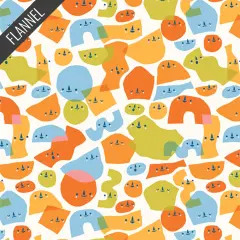 Shape Shuffle Snug Flannel in Multi (f11803) | Art Gallery Flannel | AGF Studio | Art Gallery