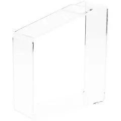 Plymor Clear Acrylic Shoe Display Riser, 3" W x 9" D x 9.5" H