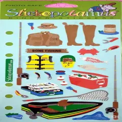 Stickopotamus Fishing Vintage Stickers