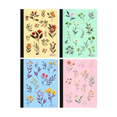 BAZIC C/R 100 Ct. Floral Composition Book