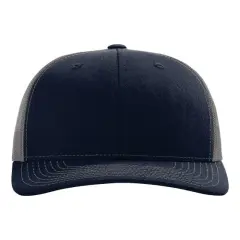 Richardson&reg; Snapback Trucker Cap Navy/ Charcoal