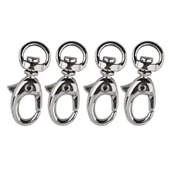 Mini Swivel Snap Hook 1 1/4 Inches Nickel Finish