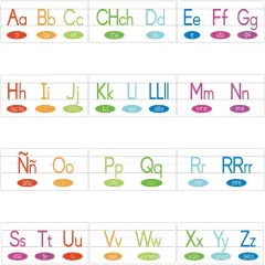 12 Pieces Alphabet Line for Classroom Wall