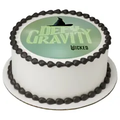 Wicked Devying Gravity Edible Cake Topper 7.5in Round