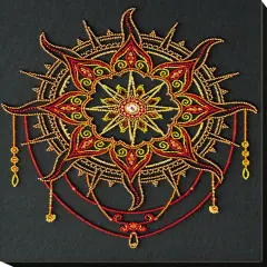 Bead Embroidery Kit - Sunny pattern