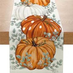 Fall Decorations for Home, Fall Table Runner 13x72 Inch