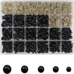 150pcs Safety Eyes for Amigurumis with Washers 6mm to 12mm