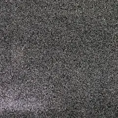 1 Yard Sparkle Glitter Faux Vinyl Fabric Shiny Upholstery Automotive Craft Material 54" Width Black