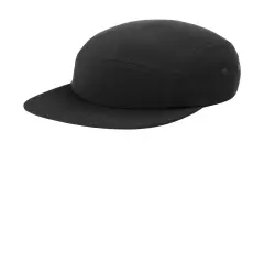 Port Authority&reg; Poly Camper Cap Black