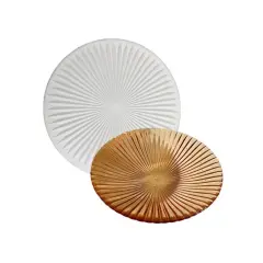 8.5&rdquo; x 8.5" x 0.5" Starburst Texture Glass Fusing Kiln Mold