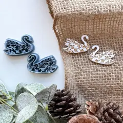 FOLKISH SWAN | CHRISTMAS | CLAY CUTTER