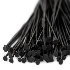 The Bead Chest Midnight Brass 21 Gauge 2 Inch Head Pins (Approx 100 pieces)