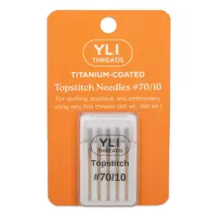 #70/10 Titanium-Coated Topstitch Needles