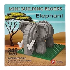 Mini Building Blocks - Elephant