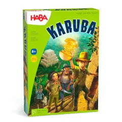 HABA Karuba - Jungle Adventure Tile Placement Family Puzzle Game - Exciting Family Games & Kids Board Games ages 8-12 (Made in Germany) Multicolor