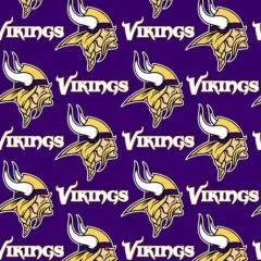 Licensed NFL Minnesota Vikings Cotton 6456-D Fabric by the Yard