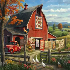 Sunsout Country Charm 1000 pc Jigsaw Puzzle 32811