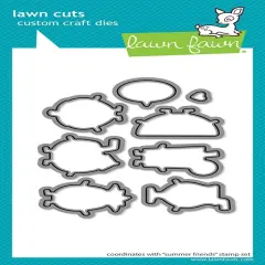 Lawn Cuts Custom Craft Die-Summer Friends