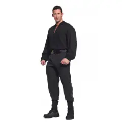 Pirate Adult Costume Black Shirt