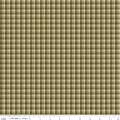 The Awe of Autumn Plaid Green 43"/44" Fabric Per Yard