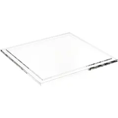 Plymor Clear Acrylic Square Display Base, 8.625" W x 8.625" D x 0.3125" H