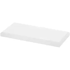 Plymor Frosted Acrylic Rectangular Beveled Display Base, 6" W x 3" D x 0.5" H
