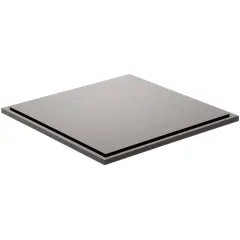 Plymor Black Acrylic Square Display Base, 11.625" W x 11.625" D x 0.5" H