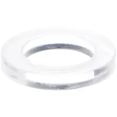 Plymor Clear Acrylic Egg, Marble, Ball or Sphere Thin Display Holder Stand, 0.1875" H x 1.25" W