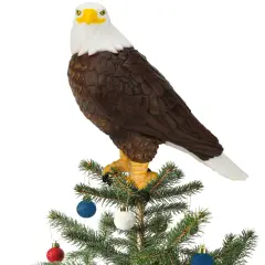 Tree Buddees Bald Eagle Christmas Tree Topper 10" Patriotic Holiday Decoration