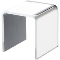 Plymor Mirrored Acrylic Square Display Riser, 2" H x 2" W x 2" D (1/8" thick)