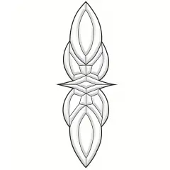 4-1/4" x 25-1/2" Exquisite Clear Glass Bevel Cluster EC943