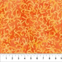 Banyan 83064-58 CITY SPIRIT - Reflection - Pumpkin 45" Fabric Per Yard