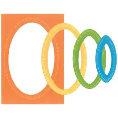 Sizzix Framelits Die 9/Pkg, Fanciful Reversed by Stacey Park-Clare Classic Ovals