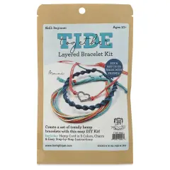 Hemptique Tide Together Layered Hemp Bracelet Kit - Maui