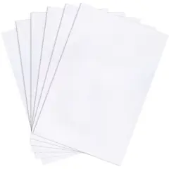 6 Pieces Aida Cloth 14 Count White Cross Stitch Fabric for Craft Embroidery, Handmade Needlework, DIY Handicrafts, 12 by 18-Inch