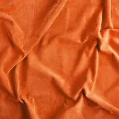 Suede Leather Cowhide 3-4 oz (1.6-1.8mm) 10 SQ FT Orange